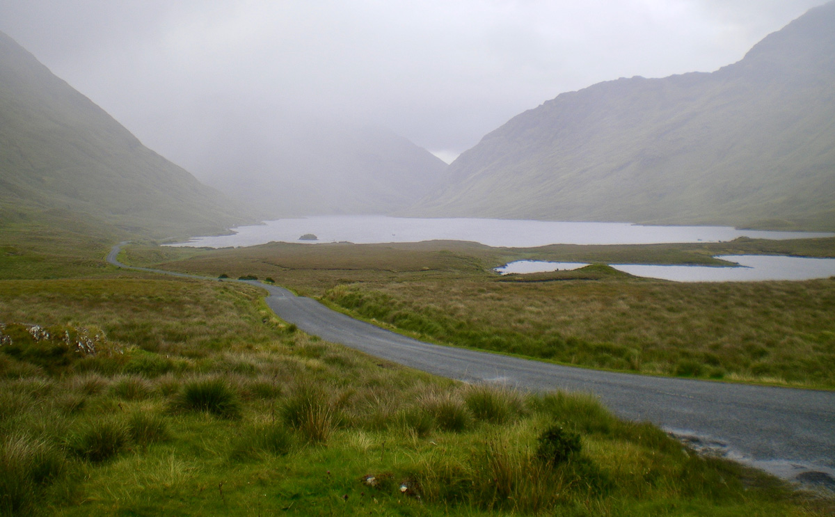 Valle de Delphi, Irlanda en bicicleta