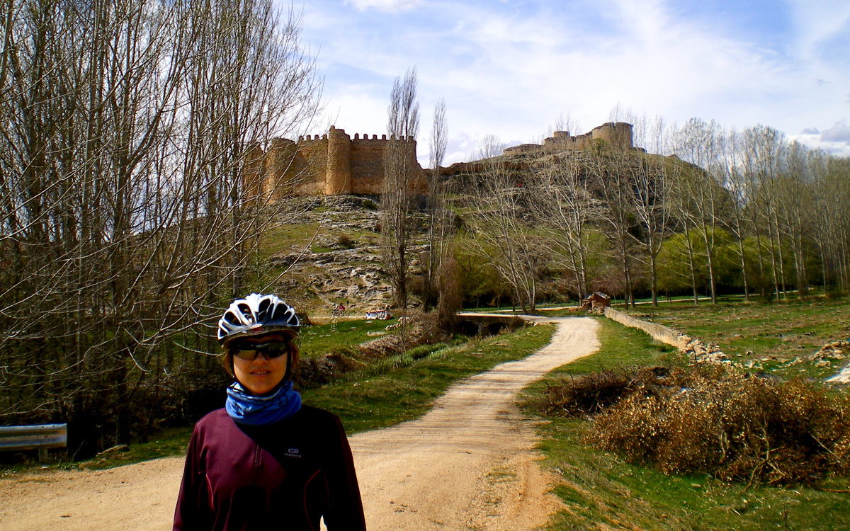 Camino del Cid en bicicleta, castillo de Berlanda
