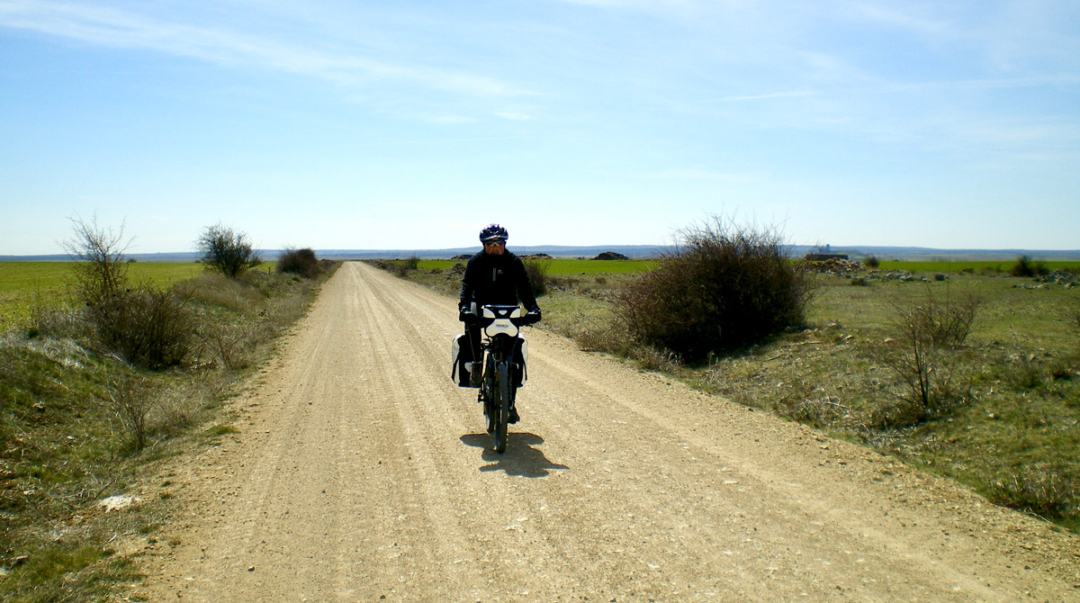 Camino del Cid en invierno, viajar en bicicleta