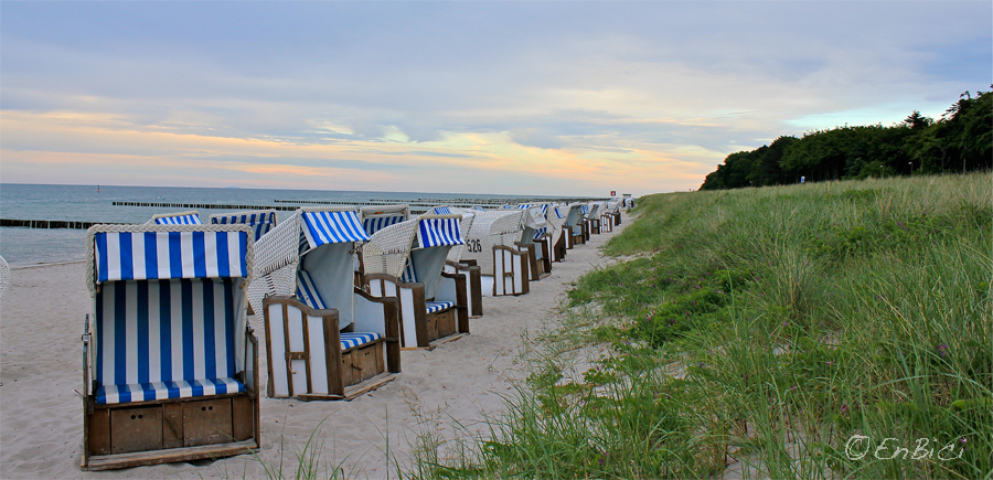 playa del ostsee, el baltico en bicicleta